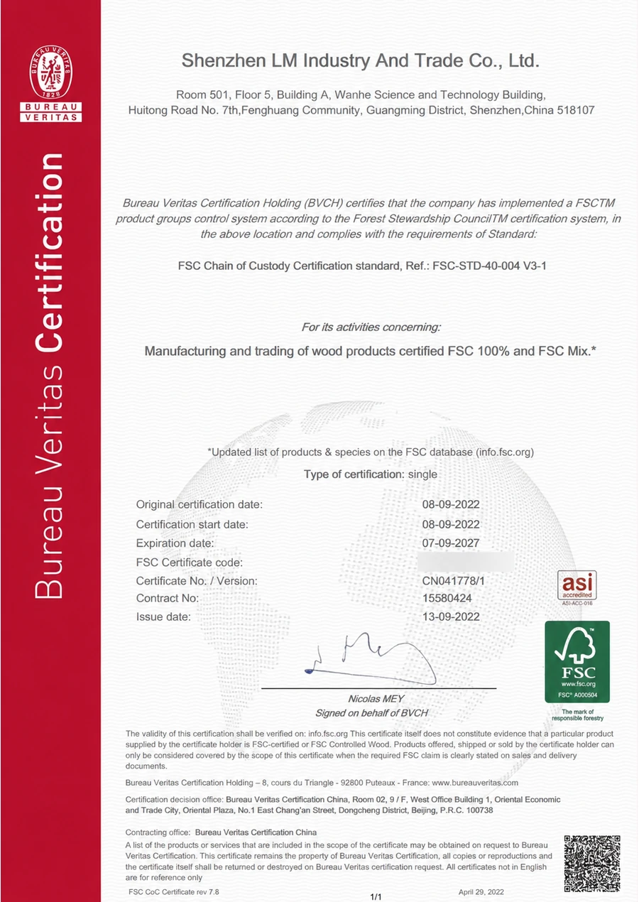 FSC document support